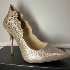 Gold Jessica Simpson Heels